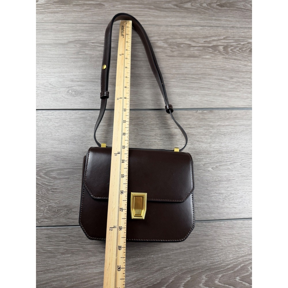 Rag & Bone Womens Crossbody Bag Atlas Leather Brown Small RB03096-024 - Picture 9 of 9